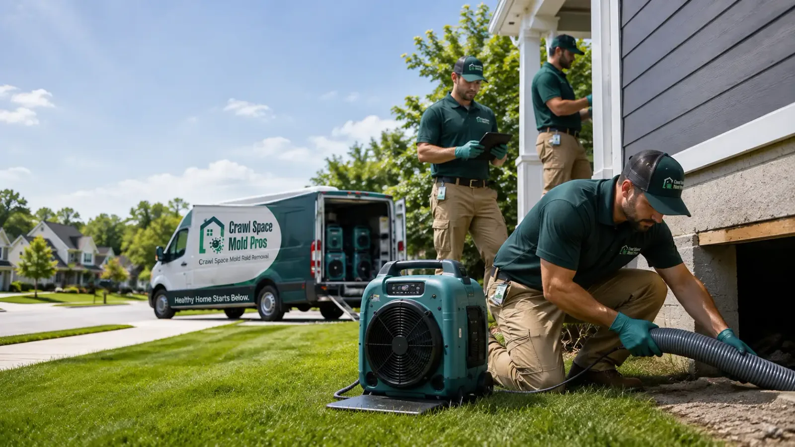 Crawl Space Mold Removal in Kendallville, IN
